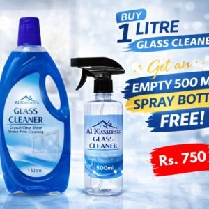 Buy 1 Litre Glass Cleaner Get Free Empty 500ml Spray Bottle
