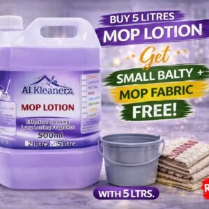 Buy 5 Litre Mop Lorion Get Free Small Balty + Mop Fabric