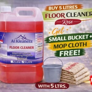 Buy 5 Litre Floor Cleaner Rose Get Free Small Bucket+Mop Cloth