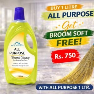 Buy 1 Litre All purpose Get Free Broom Soft