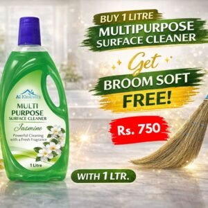 Buy 1 Litre Multipurpose Get Free Broom Soft